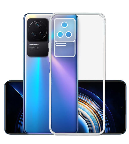 YOFO Back Cover for Mi Redmi K50 Pro (Flexible|Silicone|Transparent|Full Camera Protection|Dust Plug)