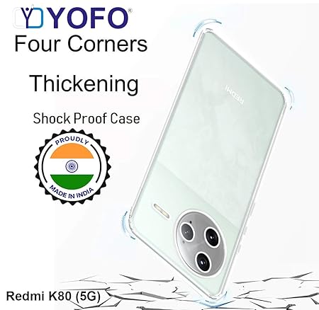 YOFO Silicon Back Cover Case for Redmi K80 / Poco F7 Pro