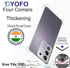 YOFO Transparent Back Cover for Vivo T4x (5G) / IQOO Z10x (5G)