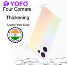 YOFO Back Cover for Oppo Reno 8 (5G) (Silicone|Transparent|Camera Protection)