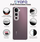 YOFO Transparent Back Cover for Vivo Y400 Pro (5G)