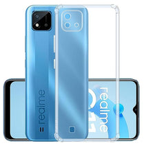YOFO Back Cover for Realme C20 / C20A / C11 (2021) (Flexible|Shockproof|Silicone|Transparent|Camera Protection)