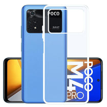 YOFO Back Cover for Poco M4 Pro (SlimFlexible|Silicone|Transparent|Camera Protection)