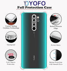 YOFO Transparent Back Cover for Mi Redmi Note 8 Pro