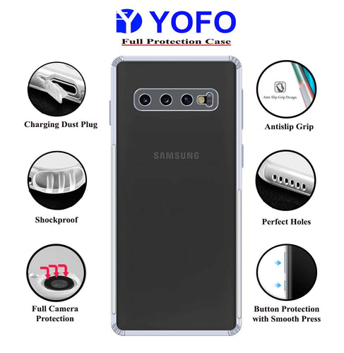 Silicon Back Cover Case for Samsung Galaxy S10 Plus