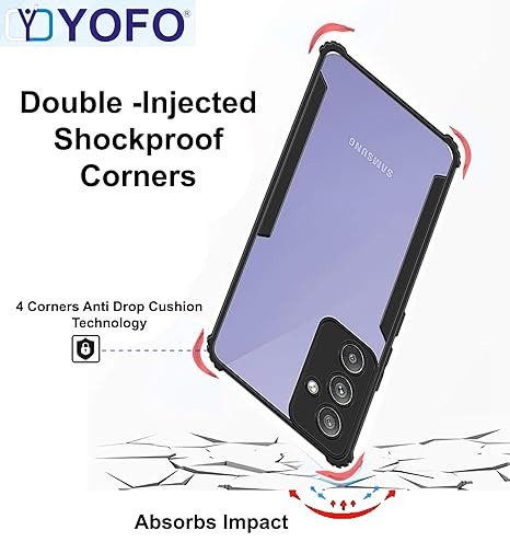 YOFO Shockproof Back Cover for Samsung Galaxy A54 (5G)