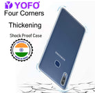 YOFO  Shockproof HD Transparent Back Cover for Samsung M01s (Transparent)