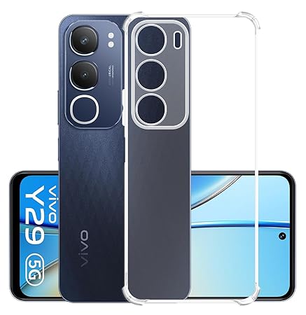 YOFO Transparent Back Cover for Vivo Y29 (5G) / Y19s (4G)