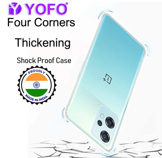 YOFO Transparent Back Cover for OnePlus Nord CE 2 Lite (5G)