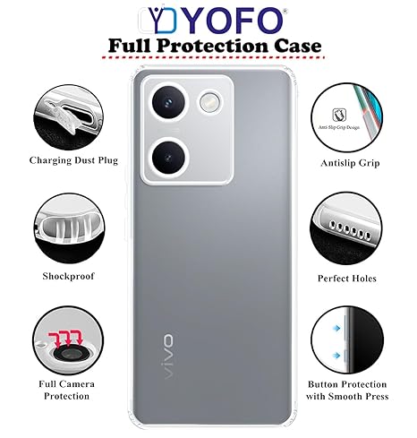 YOFO Silicon Back Cover Case for Vivo Y300 Plus (5G)
