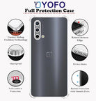 YOFO Transparent Back Cover for OnePlus Nord CE (5G)