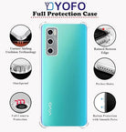 YOFO Transparent Back Cover for Vivo V20 SE