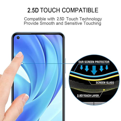 YOFO Edge to Edge Tempered Glass for Redmi Note 11 Lite