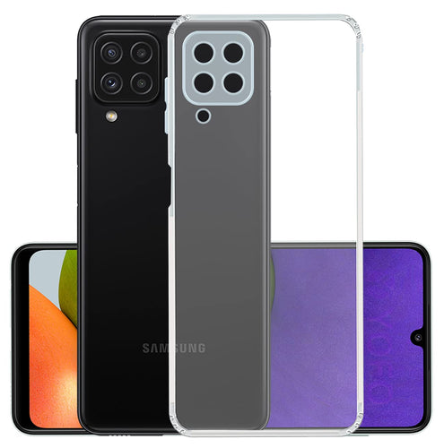 YOFO Silicon Transparent Back Cover for Samsung F62 Shockproof Bumper Corner with Ultimate Protection