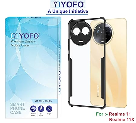 YOFO Shockproof Back Cover for Realme 11 / 11X (5G)
