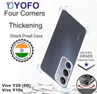 YOFO Transparent Back Cover for Vivo Y29 (5G) / Y19s (4G)