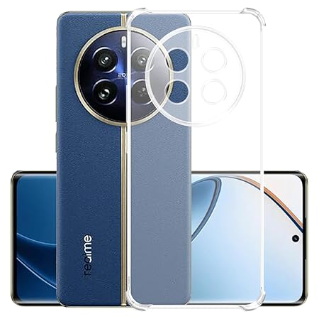 YOFO Transparent Back Cover for Realme 12 Pro / 12 Pro Plus