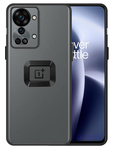 YOFO Electroplated Logo View Back Cover for OnePlus Nord 2T (Transparent|Chrome|TPU+Polycarbonate)