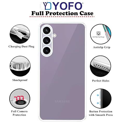 YOFO Silicon Back Cover Case for Samsung Galaxy A56 (5G)
