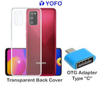 YOFO Silicon Transparent Back Cover for Samsung M02s