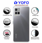 YOFO Transparent Back Cover for Vivo Y21(2021) / Vivo Y33s