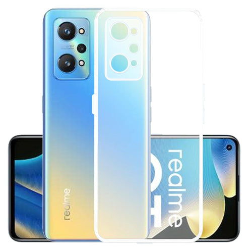 YOFO Back Cover for Realme GT Neo 2 (Flexible|Silicone|Transparent|Anti Dust Plug|Camera Protection)