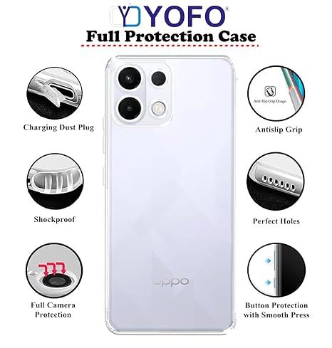 YOFO Silicon Back Cover Case for Oppo K13 (5G)
