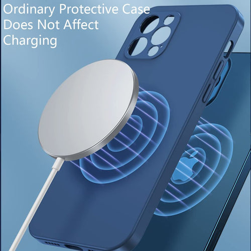 15W/1m Fast Charging USB Type C Apple Mag-Safe CABLE Compatible with All Types of Wireless Charging Phone & Airpods Supported Device, White