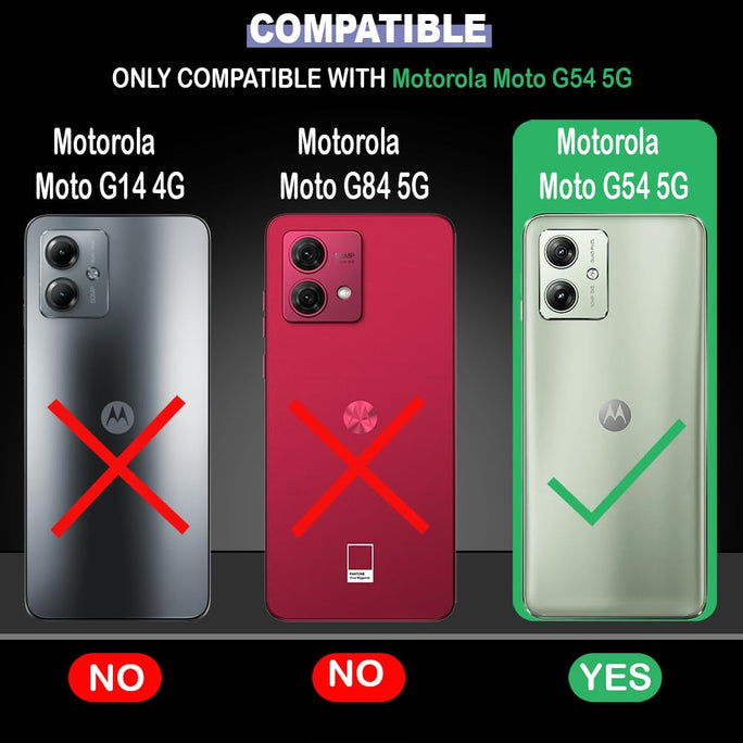 YOFO Basic Case for Motorola Moto G54 5G (Silicone_Transparent) (SALE)