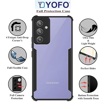 YOFO Shockproof Back Cover for Samsung Galaxy A54 (5G)
