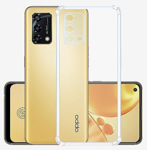 YOFO Back Cover for Oppo A74 / F19 / F19s (Flexible|Shockproof|Silicone|Transparent|Camera Protection)