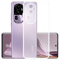 YOFO Back Cover for Oppo Reno 10 Pro Plus (5G)(Flexible|Silicone|Transparent|Full Camera Protection|Dust Plug)