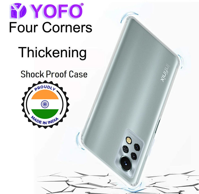 YOFO Back Cover for Infinix Note 11s / Note 11 Pro (Flexible|Silicone|Transparent|Camera Protection)  (SALE)