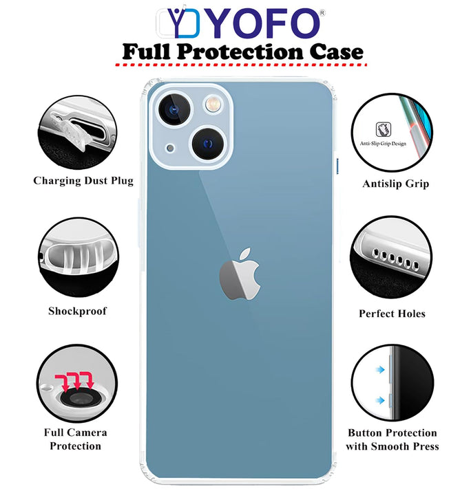 YOFO Back Cover for Apple iPhone 14 [6.1]