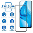 Edge to Edge Tempered Glass for Oppo F17 Pro