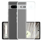 YOFO Back Cover for Google Pixel 7 (SlimFlexible|Silicone|Transparent|Camera Protection|DustPlug)