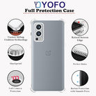YOFO Transparent Back Cover for OnePlus Nord 2 (5G)