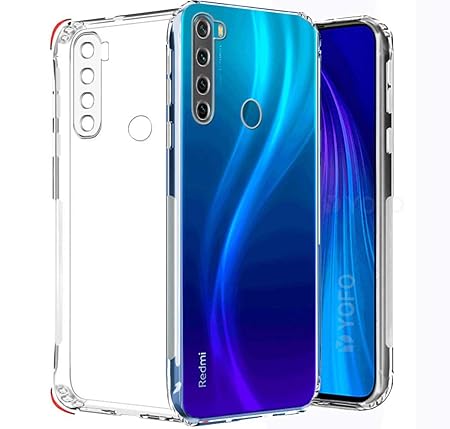 YOFO Transparent Back Cover For Xiaomi Redmi NOTE 8