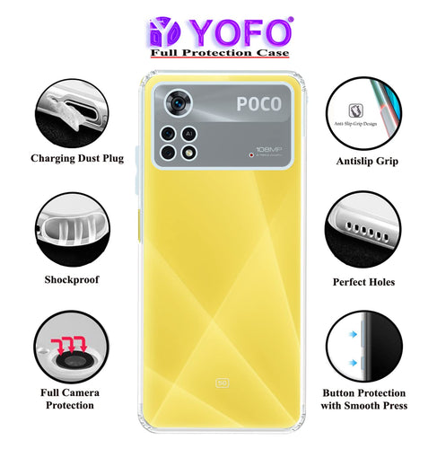 YOFO Back Cover for Poco X4 Pro (5G)