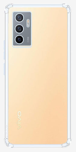 YOFO Back Cover for Vivo V23E (4G) / / Vivo S10E (Flexible|Shockproof|Silicone|Transparent|Camera Protection)
