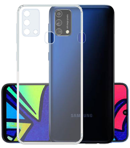 YOFO  Shockproof HD Transparent Back Cover for Samsung F41 (Transparent)