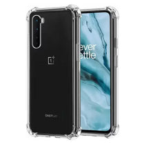 YOFO New Oneplus Nord Premium Imported 0.3mm Crystal Clear Totu Silicone Transparent Flexible Soft Corner Protection with TPU Slim Back Case Color Cover for One Plus Nord