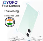 YOFO Transparent Back Cover for iQOO Z9 Lite/Vivo T3 Lite 5G/Vivo Y18/Y18e/Y03/Y28s/Y37