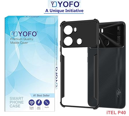 YOFO Shockproof Back Cover for iTEL P40