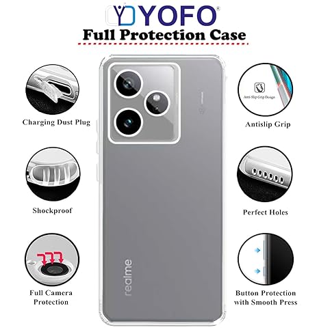 YOFO Silicon Back Cover Case for Realme GT 7 / 7T