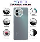 YOFO Silicon Back Cover Case for Vivo Y58 / Y38 (5G)