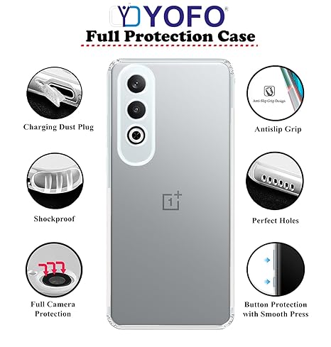 YOFO Back Cover for OnePlus Nord CE 4