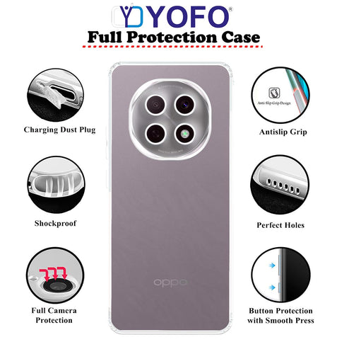 YOFO Silicon Back Cover Case for Oppo F29 (5G)