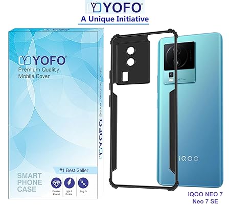YOFO Shockproof Back Cover for iQOO Neo 7 / Neo 7 SE (5G)