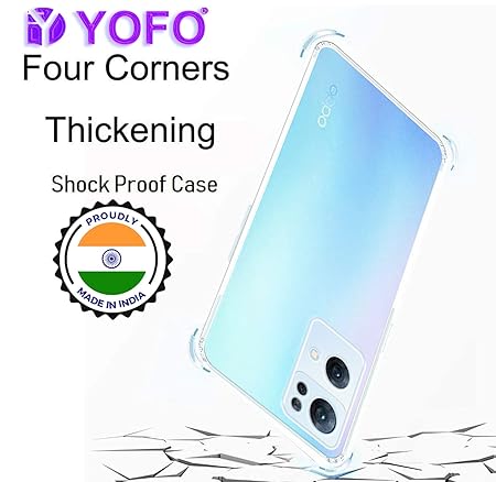 YOFO Transparent Back Cover for Oppo Reno 7 Pro (5G)